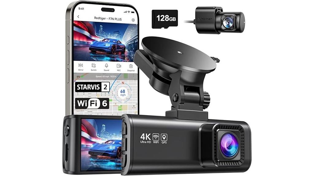 4k dash cam with gps