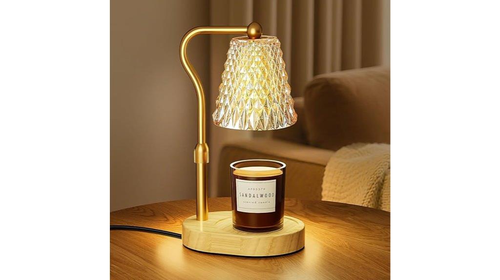 adjustable candle warmer lamp