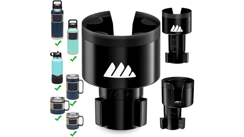adjustable car cup holder