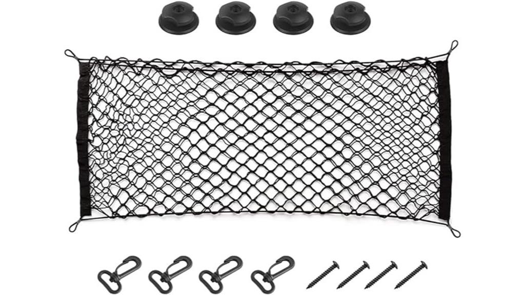 adjustable elastic cargo net