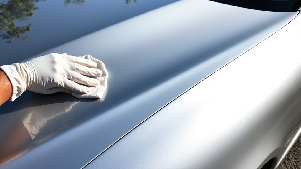 apply wax evenly thoroughly