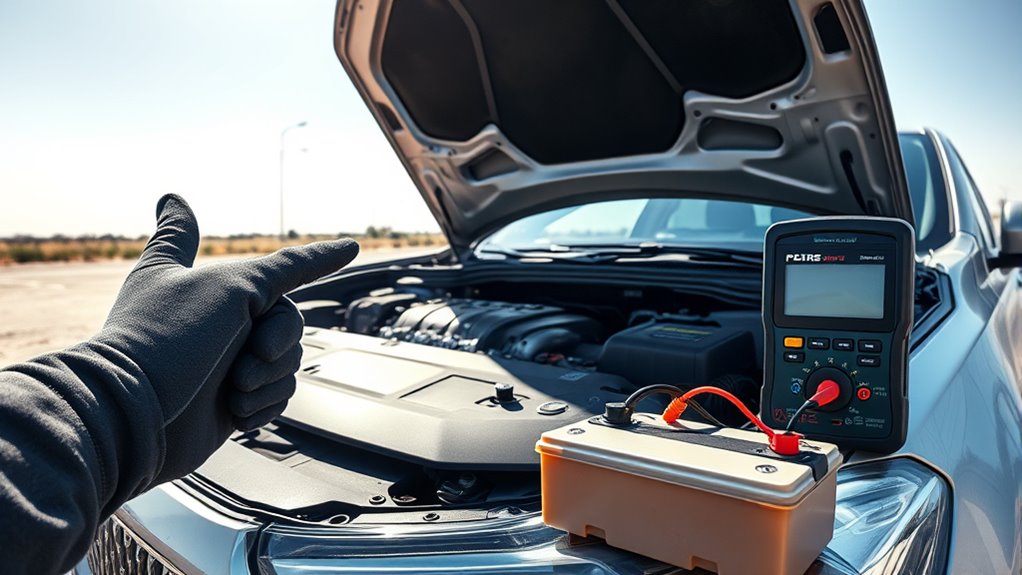 battery status but no start