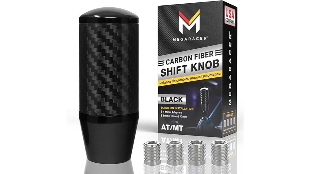 black carbon fiber gear shift