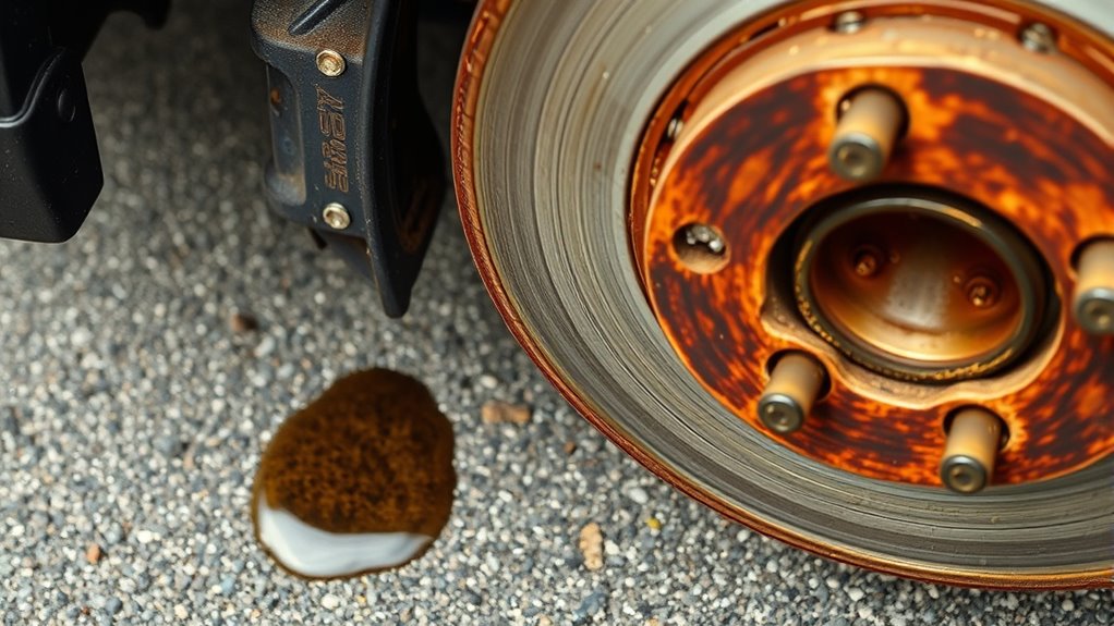 brake wear and fluid leaks