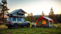camping tent comparison details