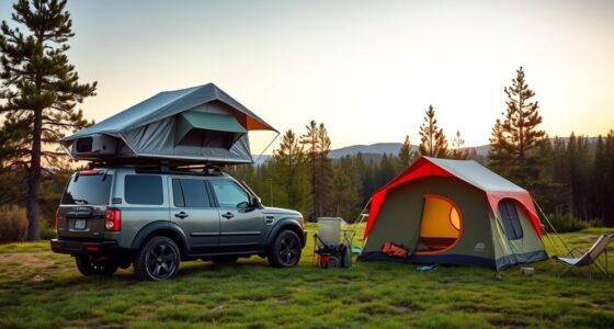 camping tent comparison details