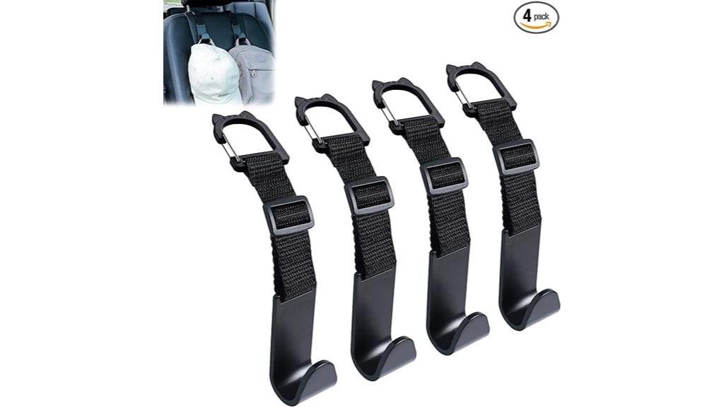 car headrest hooks four pack