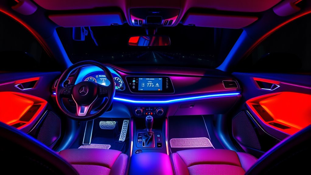 car interior led considerations