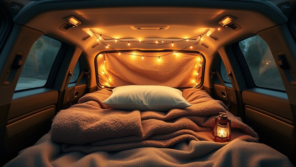 car interior sleeping tips