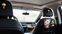car organization with headrest hooks