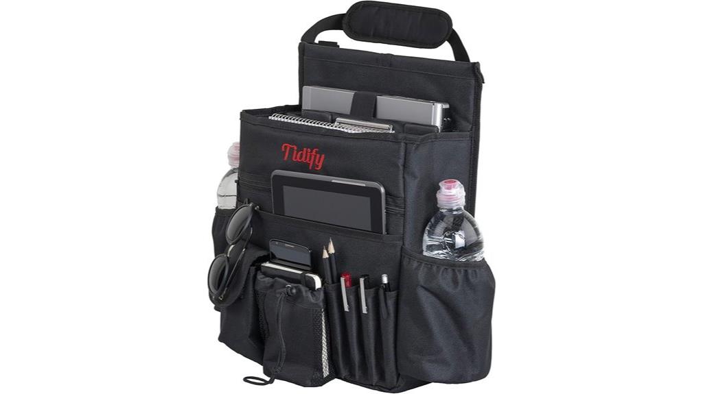 car organizer with tablet