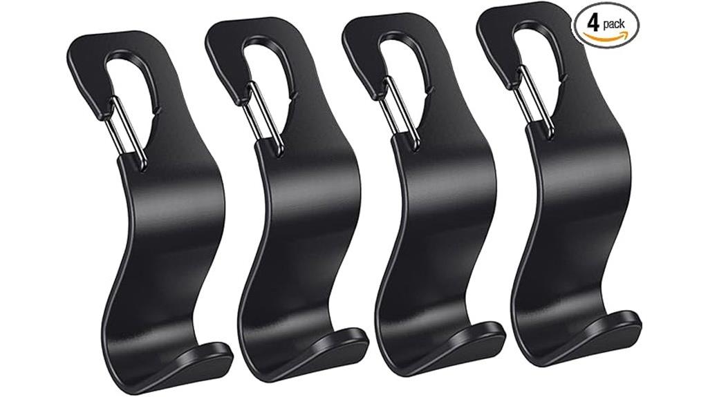 car seat organizer hooks