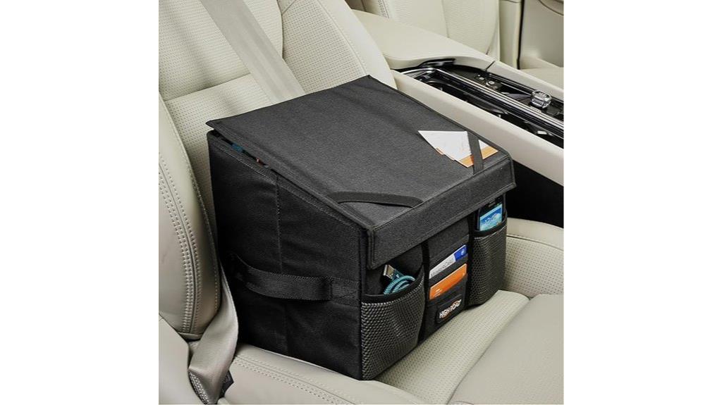 car seat organizer with mobile office