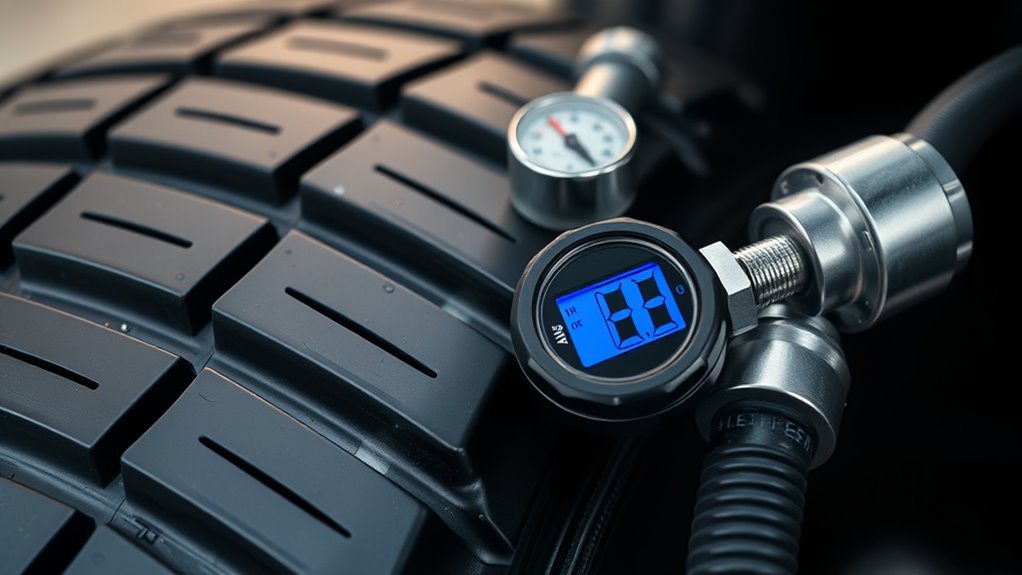 check and inflate tires