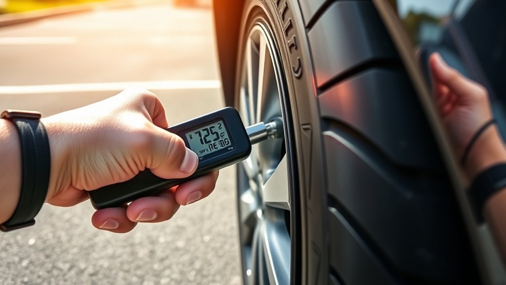 check vehicle tire pressure