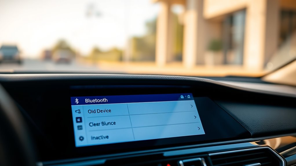 clear outdated bluetooth connections