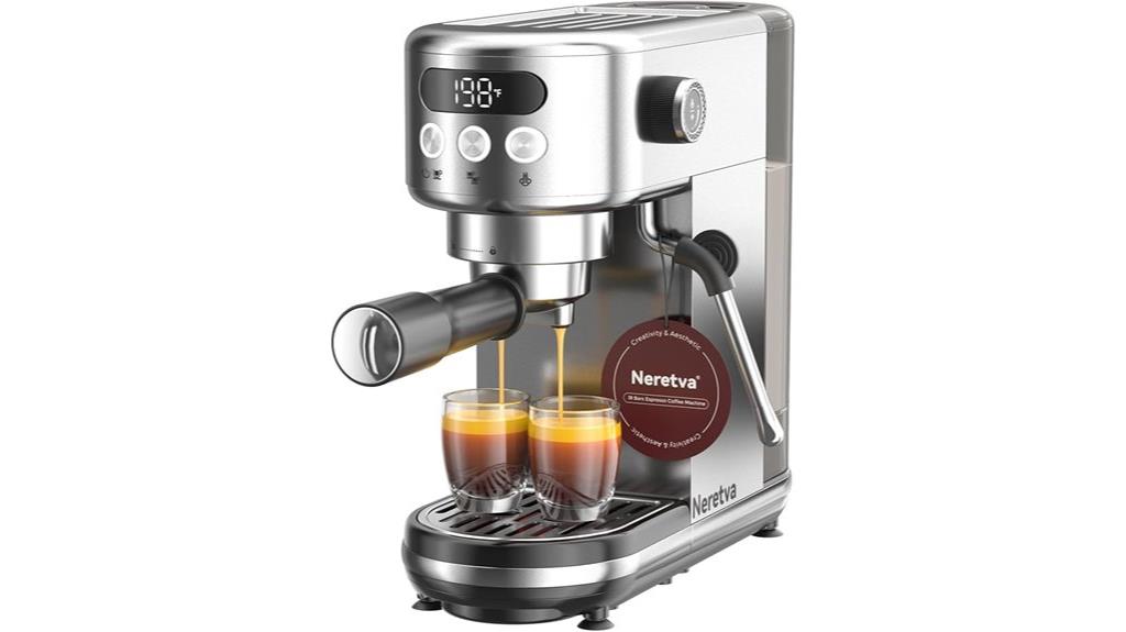 compact 20 bar espresso maker