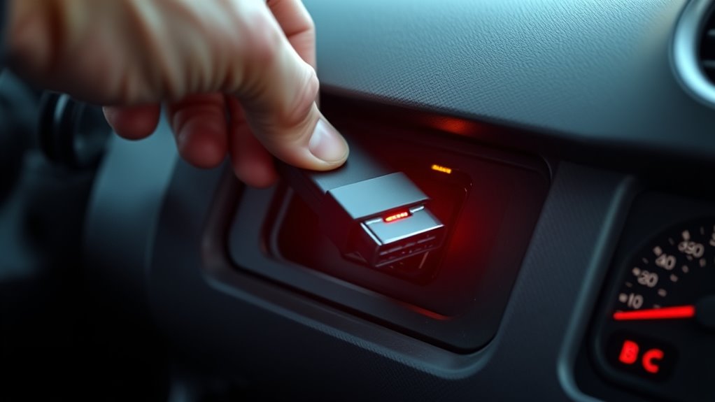 connect scanner to car