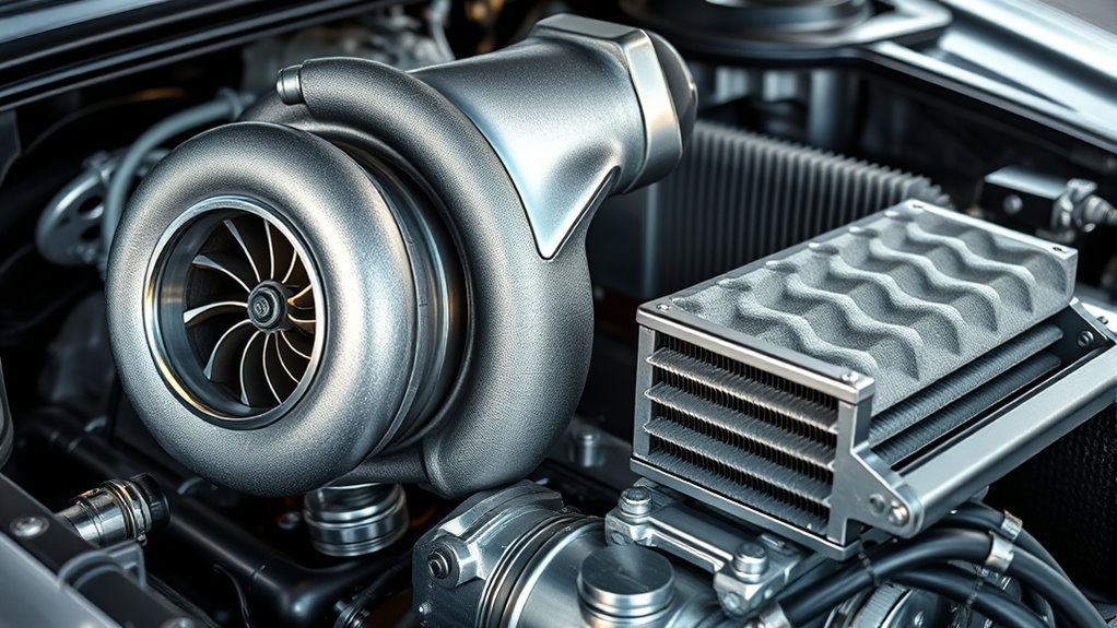 cooling compressed intake air