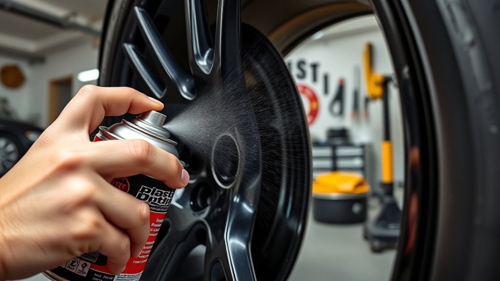 diy wheel emblem coating