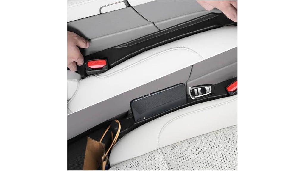 dual car seat gap fillers