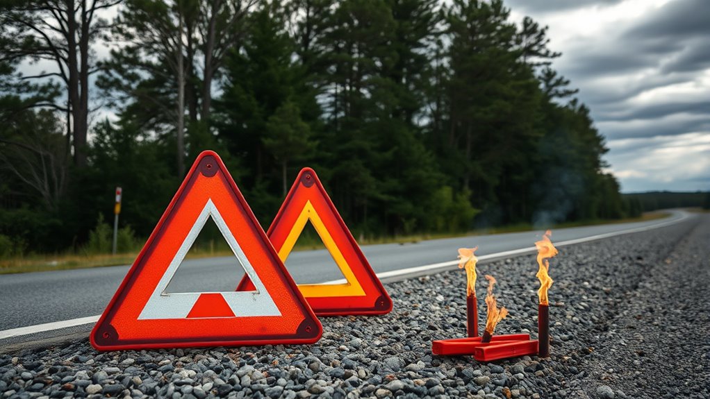 emergency roadside safety markers