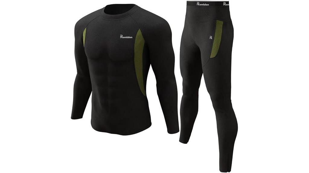 fleece lined thermal base layer