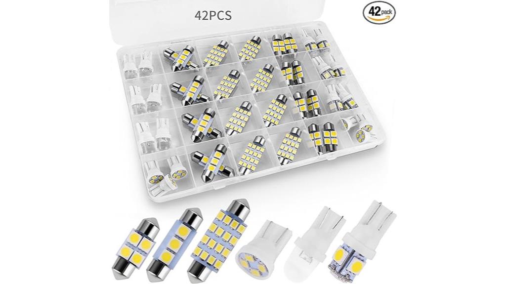 forty two piece car lighting