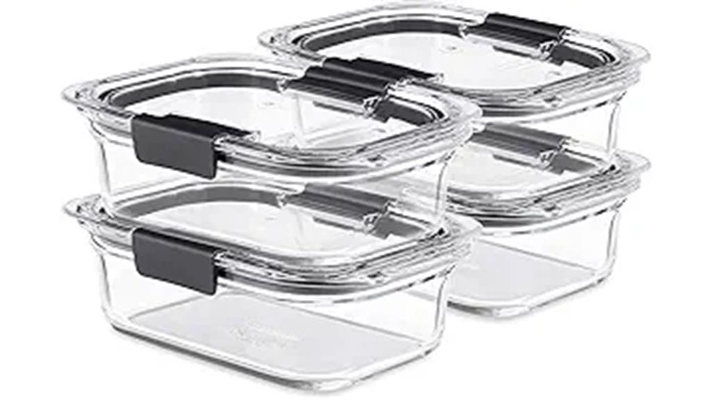 glass storage container set
