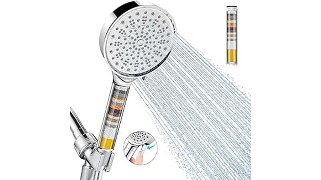 handheld filtered shower head