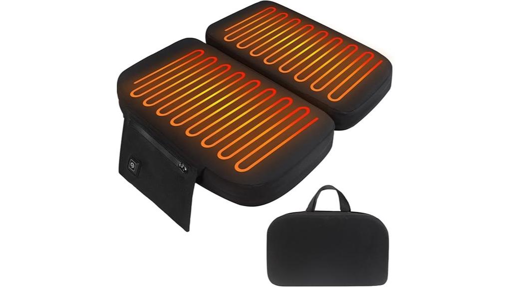 heated memory foam cushion