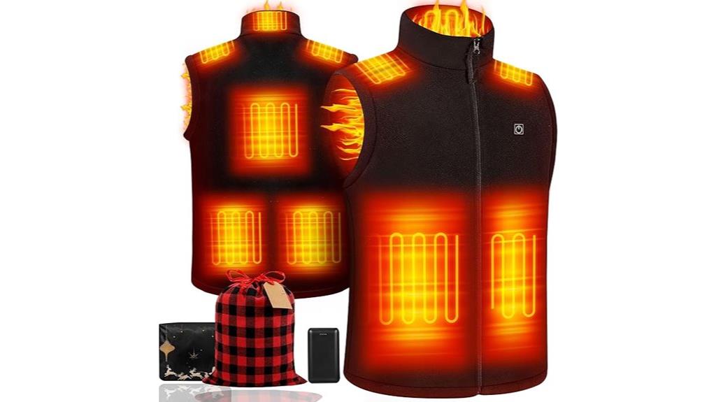 heated unisex vest with battery