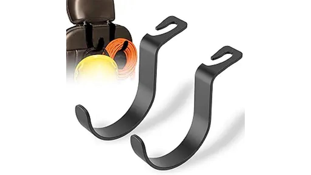 heavy duty car seat hooks
