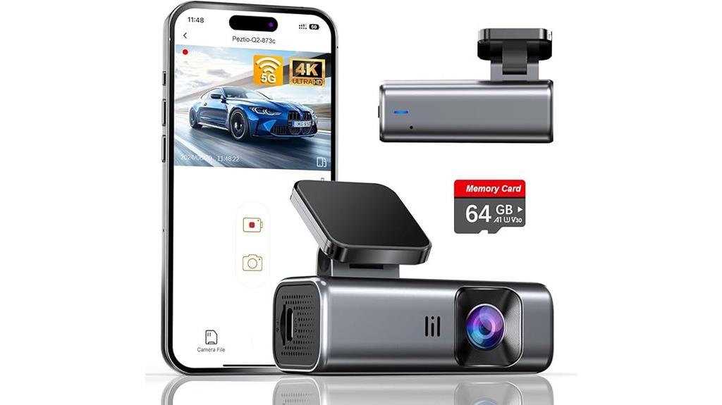 high resolution 5g dash cam