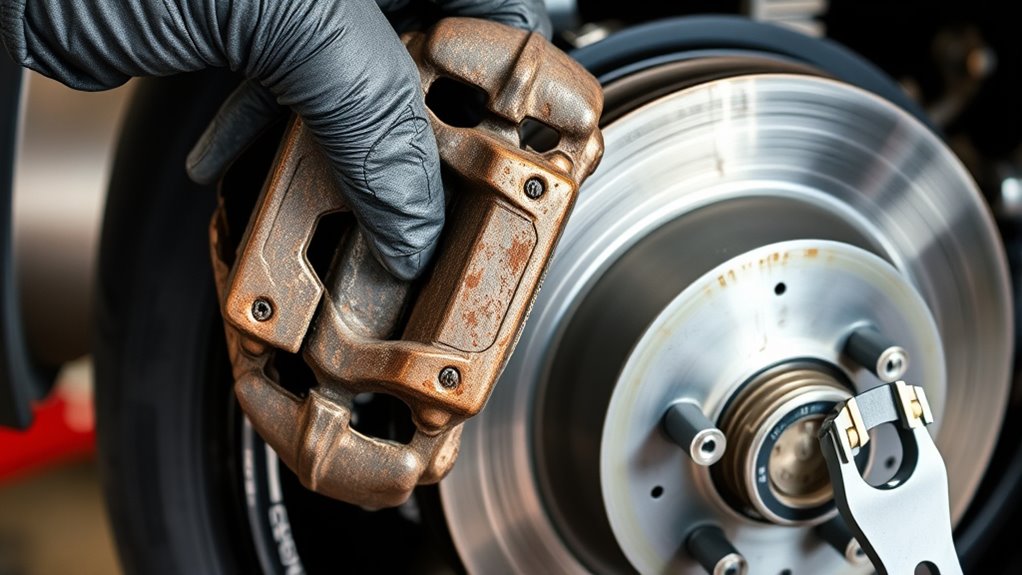 inspect brake components regularly