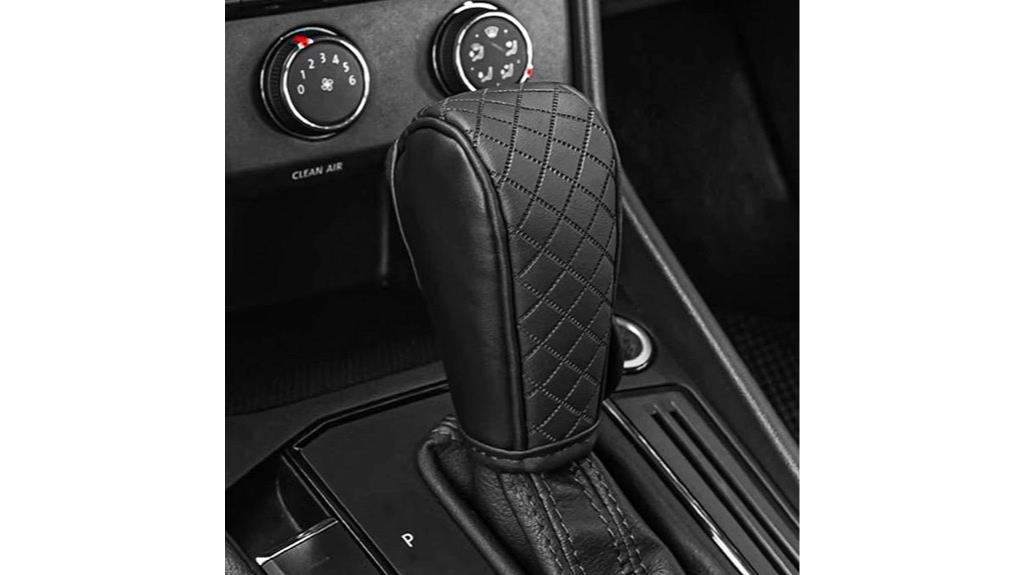 leather anti slip gear cover