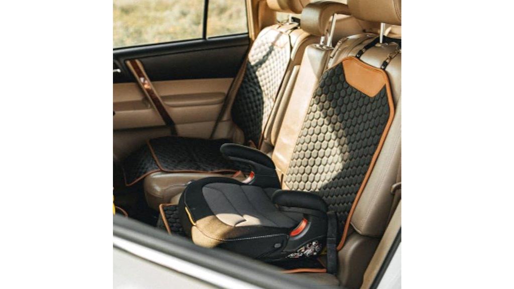 leather child car seat protector