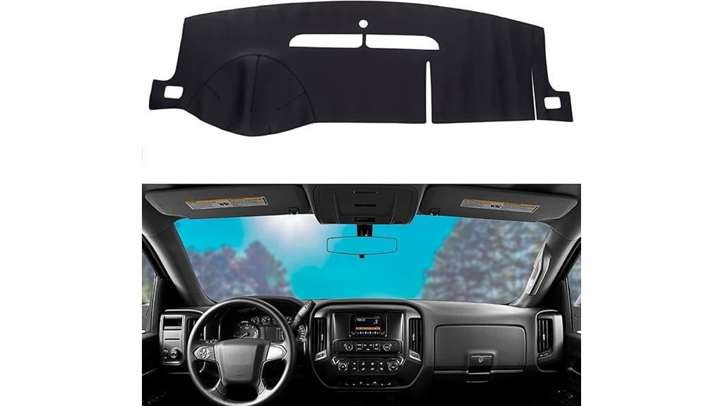 leather dashboard sun cover