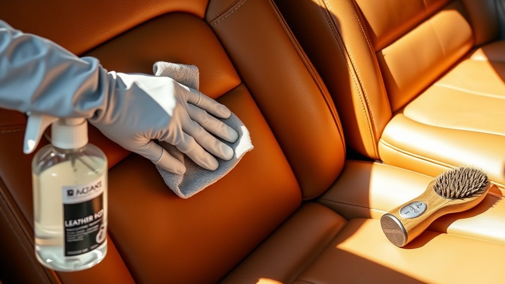 leather seat cleaning tips