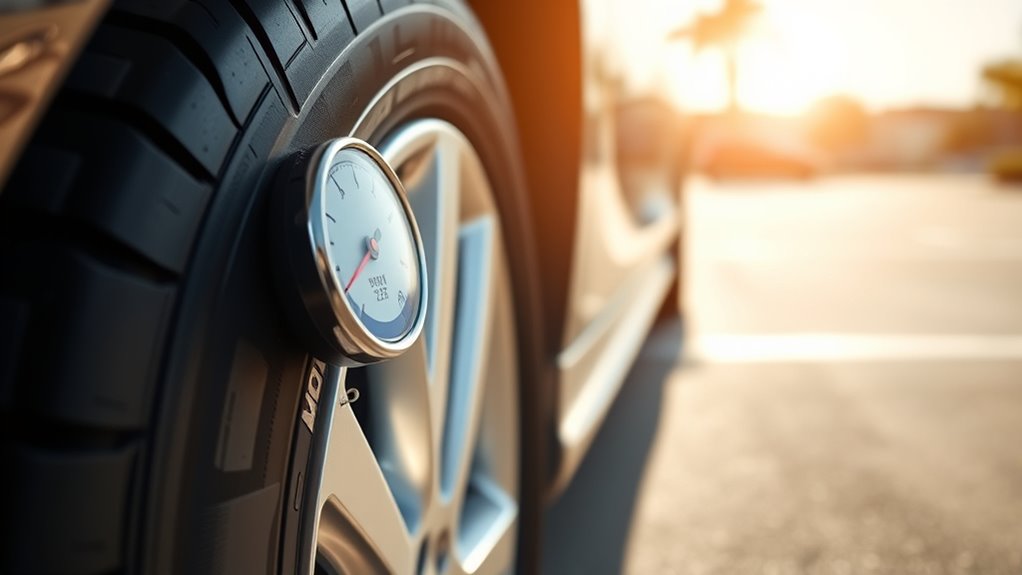 maintain proper tire pressure