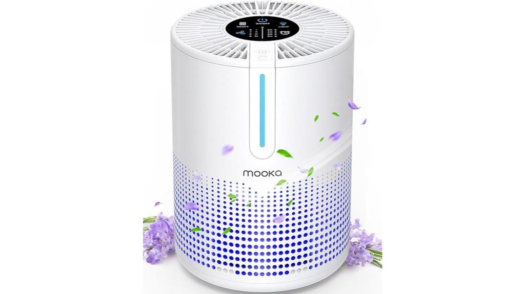 mooka hepa bedroom purifier