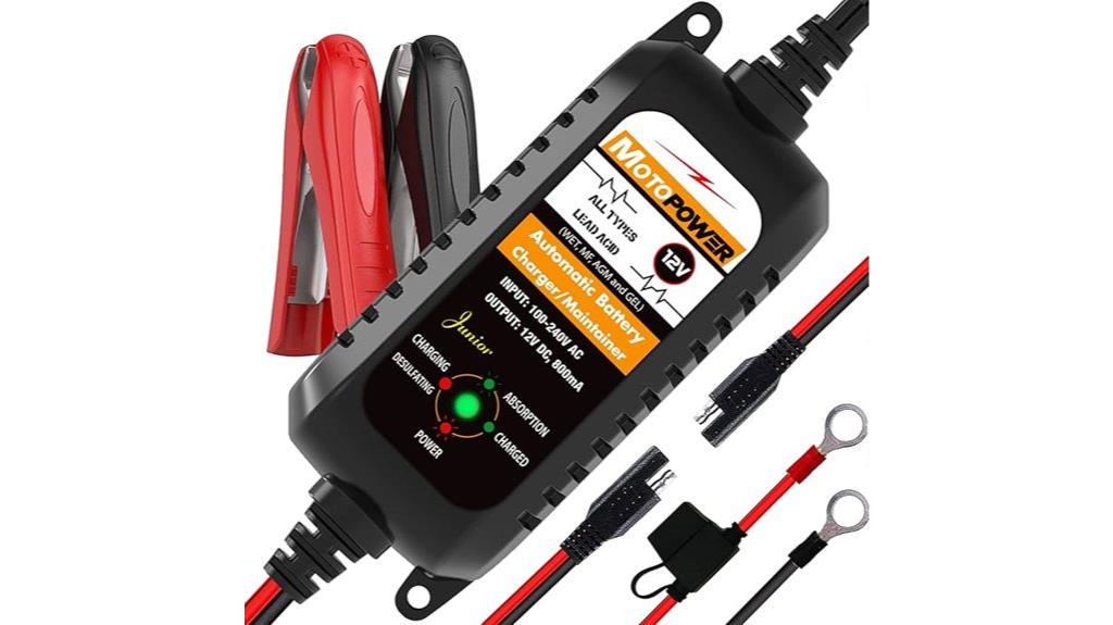 motorcycle 12v battery charger