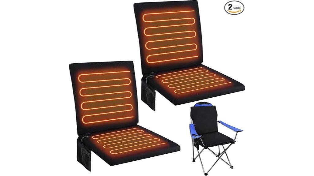 portable heated bleacher seat