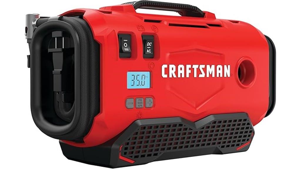 portable v20 tire inflator