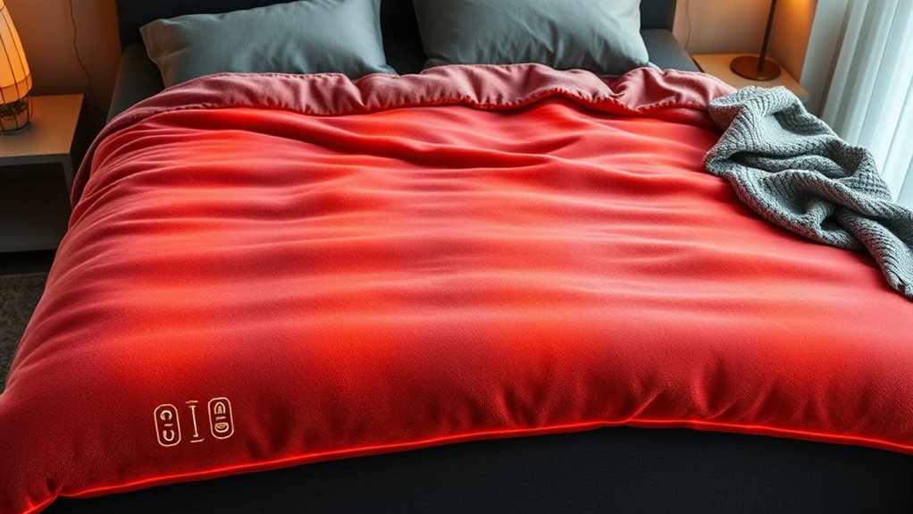 premium king size dual control electric blankets