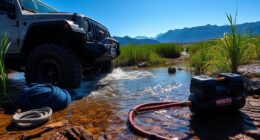 prepare vehicle for water crossings