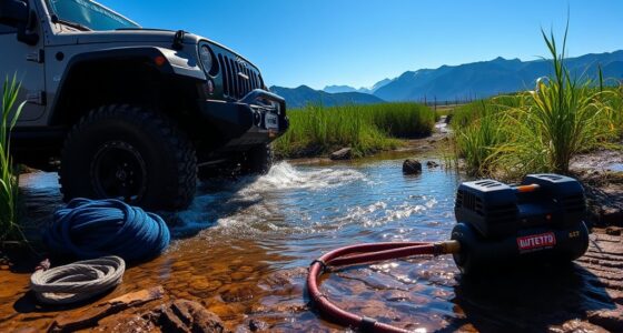 prepare vehicle for water crossings