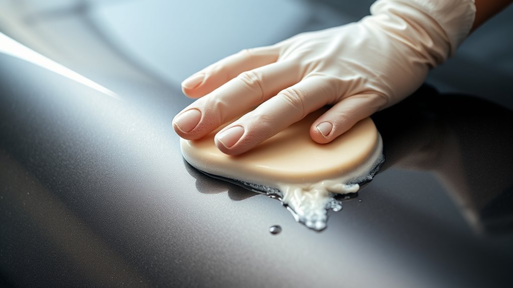 proper car paint claying