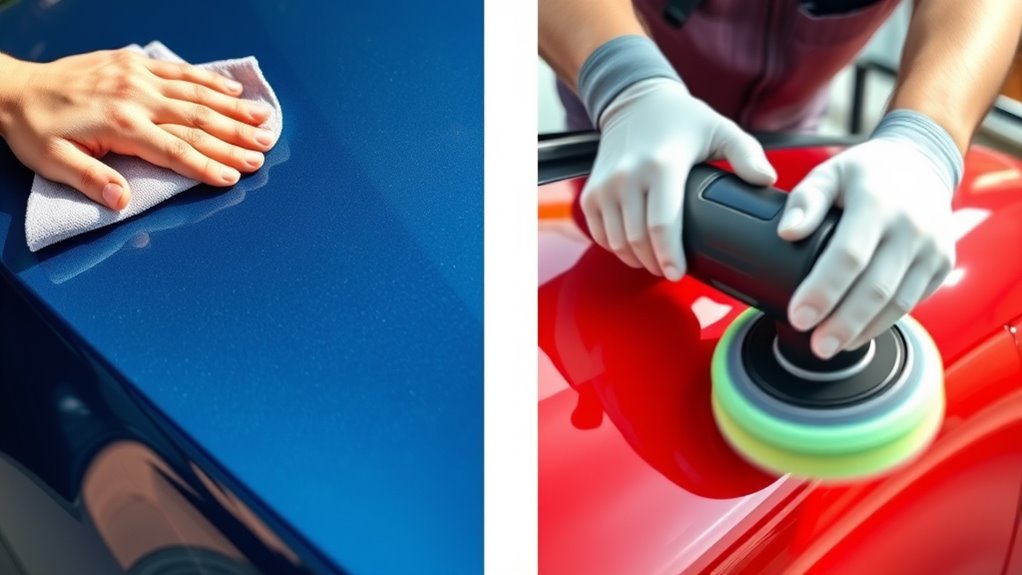 proper car paint polishing