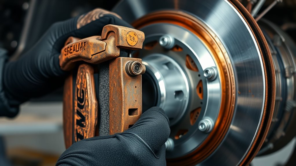 reassemble caliper and wheel